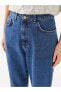 Фото #8 товара LCW Jeans Yüksek Bel Mom Fit Cep Detaylı Kadın Rodeo Jean Pantolon