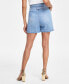 ფოტო #2 პროდუქტის Women's High-Rise Tied-Belt Shorts, Created for Macy's