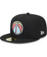 Фото #4 товара Men's Black Washington Wizards Color Pack 59FIFTY Fitted Hat