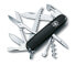 Фото #1 товара Victorinox Huntsman - Slip joint knife - Multi-tool knife - Drop point - Stainless steel - ABS synthetics - Black,Stainless steel