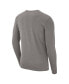 Фото #2 товара Men's Heather Gray Michigan State Spartans Arch 2-Hit Long Sleeve T-shirt