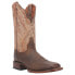 Фото #2 товара Dan Post Boots Babs Leather Embroidery Square Toe Cowboy Womens Brown Casual Bo