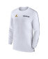 ფოტო #5 პროდუქტის Men's Michigan Wolverines 2024 Sideline Coach UV Performance Long Sleeve T-Shirt