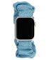 Women's Light Blue Demin Scrunchie Band Compatible with 42/44/45/Ultra/Ultra 2 Apple Watch