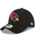 ფოტო #1 პროდუქტის Men's Black Arizona Cardinals Team Classic 39Thirty Flex Hat