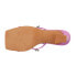 COCONUTS by Matisse Levi Rhinestone Block Heels Womens Purple Casual Sandals LE