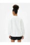 Фото #4 товара Свитшот и толстовки Koton Polo Yaka Sweatshirt Oversize с коллекцией Respect Life
