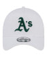 ფოტო #2 პროდუქტის Men's White Oakland Athletics TC A-Frame 9FORTY Adjustable Hat