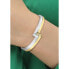 Solid steel bracelet with zircons Impression 2040003