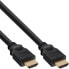 Фото #1 товара InLine HDMI cable - High Speed HDMI Cable - M/M - black - golden contacts - 0.3m
