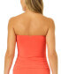 Twist-Front Ruched Tankini Top