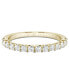 Moissanite Wedding Band (3/8 ct. t.w. DEW) in 14k White, Yellow or Rose Gold