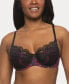 ფოტო #1 პროდუქტის Women's Tempting Plush All Over Lace Underwire Bra