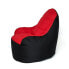 Pouffe GO GIFT Black Red Oxford tejido antidesgarros