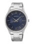 Фото #1 товара SEIKO Noble Quartz Blue Dial Stainless Steel Men's Watch SUR419