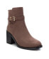 ფოტო #1 პროდუქტის Women's Suede Dress Booties By XTI