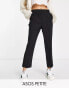 Фото #2 товара ASOS DESIGN Petite Slim Skim Cigarette Trouser in Black