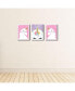 Фото #2 товара Rainbow Unicorn - Wall Art Room Decor - 7.5 x 10 inches - Set of 3 Prints