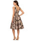 ფოტო #1 პროდუქტის Women's Metallic Jacquard Midi Dress