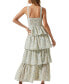 ფოტო #2 პროდუქტის Women's Midsummer Tiered Maxi Dress