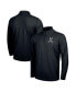 Фото #1 товара Men's Black Virginia Cavaliers Dark Mode Intensity Logo Quarter-Zip Performance Jacket