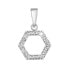 Фото #1 товара Silver pendant with Swarovski crystals 74073.1