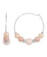 ფოტო #1 პროდუქტის Multi Color Imitation Pearl Hoop Earrings