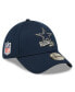 Фото #4 товара Big Boys and Girls Navy Dallas Cowboys 2022 Sideline Coaches 39THIRTY Flex Hat