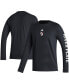 ფოტო #1 პროდუქტის Men's Black Club Atlético River Plate Team Crest Long Sleeve T-Shirt