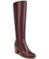 Фото #1 товара Women's Odettee Memory Foam Block Heel Knee High Riding Boots, Created for Macy's