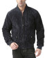 Men Urban Leather Bomber Jacket - Big and Tall