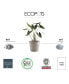 Фото #1 товара Eco pots Amsterdam Modern Round Indoor and Outdoor Planter, 12in