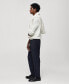 ფოტო #4 პროდუქტის Men's Pleat Detail Wool Pants