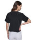 ფოტო #2 პროდუქტის Women's Embellished Short-Sleeve Top