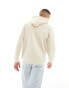 Selected Homme hoodie with embroidered logo in beige Бежевый, M - фото #2