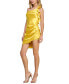 ფოტო #6 პროდუქტის Juniors' One-Shoulder Charmeuse Dress