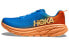 Фото #1 товара Кроссовки беговые HOKA ONE ONE Rincon 3 сине-оранжевые