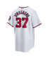 Фото #2 товара Men's Stephen Strasburg White Washington Nationals Home Replica Jersey