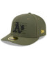 Фото #4 товара Бейсболка New Era мужская Зеленая Oakland Athletics 2023 День Вооруженных Сил Low Profile 59FIFTY™ Fitted Hat
