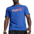 Фото #1 товара Puma Celebration Graphic Crew Neck Short Sleeve T-Shirt Mens Blue Casual Tops 68