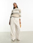 Фото #2 товара Threadbare Chloe turtle neck jumper in neutral ombre