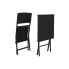 Фото #2 товара Стол и 2 стула Home ESPRIT Чёрный Сталь синтетический ротанг 58 x 58 x 71,5 cm