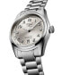 ფოტო #3 პროდუქტის Women's Swiss Automatic Spirit Chronometer Stainless Steel Bracelet Watch 37mm