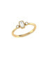ფოტო #1 პროდუქტის Emerald Cut Natural Diamonds Birthstone Ring in 14K Yellow Gold