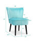 Фото #3 товара Set of 2 Armless Accent Chair Upholstered Leisure Chair Single Sofa