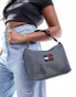 Tommy Jeans party shoulder bag in black