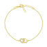 Charming gold plated heart bracelet BRC138Y