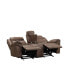 Фото #2 товара Harris 79" Fabric Manual Recliner Loveseat