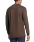 ფოტო #3 პროდუქტის Men's Long Sleeved Waffle Crew Neck Shirt