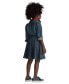 Фото #2 товара Платье для малышей Polo Ralph Lauren с поясом из хлопкового шифона